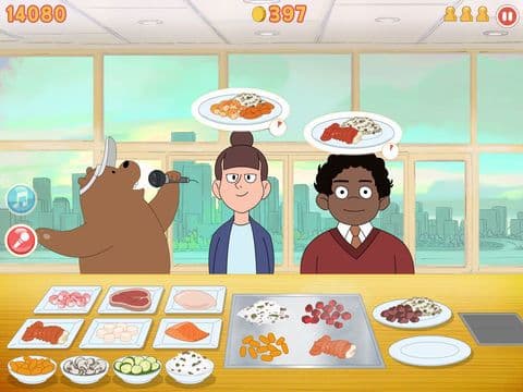 Stirfry Stunts – We Bare Bears Cooking Game Starring Chef Ice Bear screenshot 4