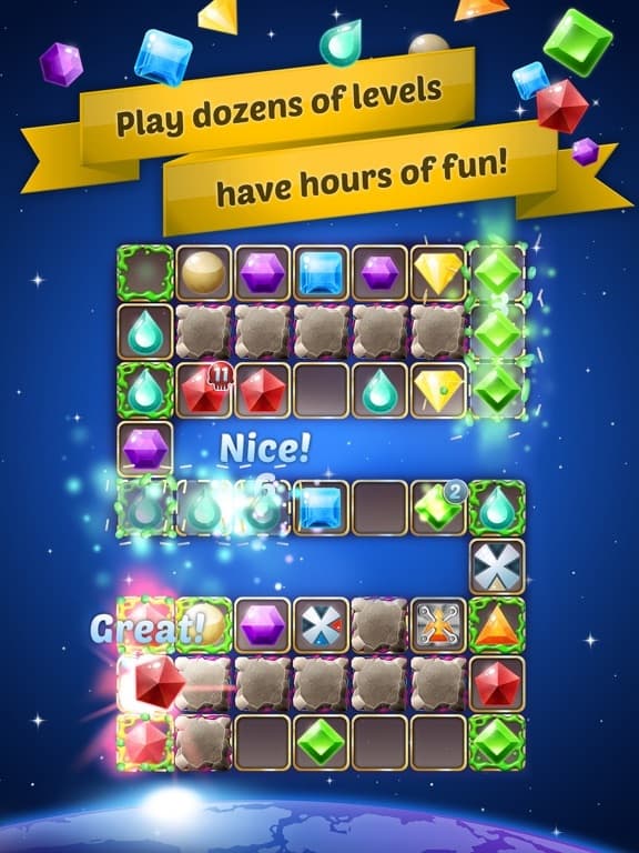 Jewel Galaxy: Gem Match Puzzle screenshot 2