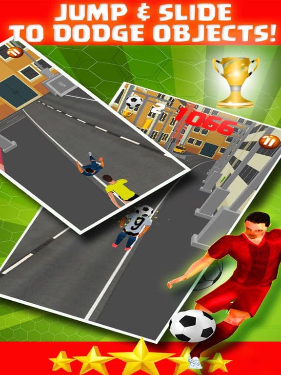 Football Star Pro Runner Shoot 3D screenshot 4