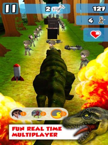 A Rex Rampage With 3D - Dangerous Dinosaurs Walking & Run-ning to Destroy & Devour Everything!