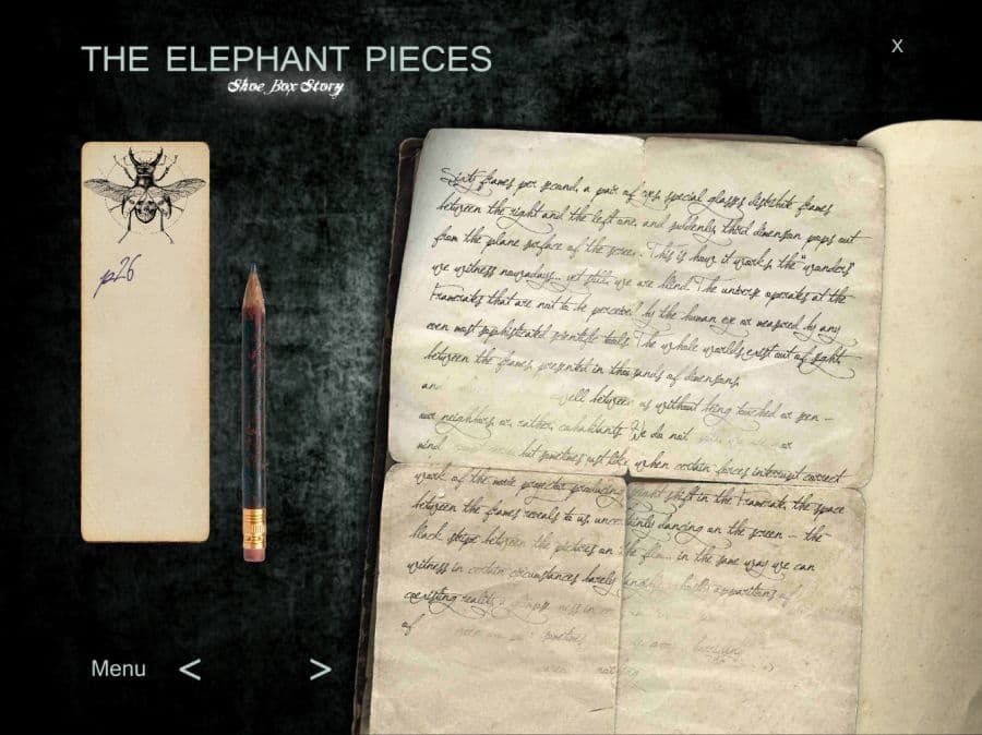 The Elephant Pieces (Shoebox Story)