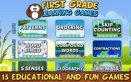 First Grade Learning Games (School Edition) screenshot 2