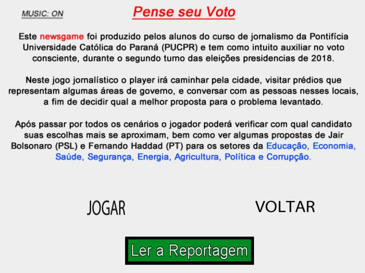 Pense seu Voto screenshot 2