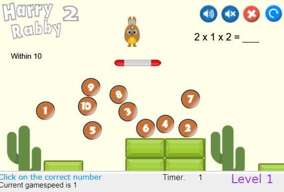 HarryRabby2 Multiply with 3 numbers FREE screenshot 4