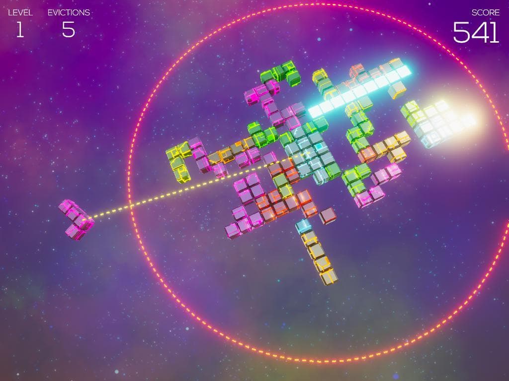 Zero-G Nuclear Space T3TRIS screenshot 5