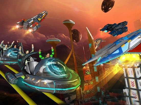 RollerCoster Simulator Space. Ride The 6 Parck Amusement Theme Mania screenshot 4