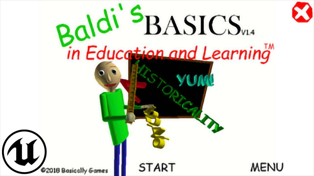 Baldis basics unreal engine 4 edition (early alpha)