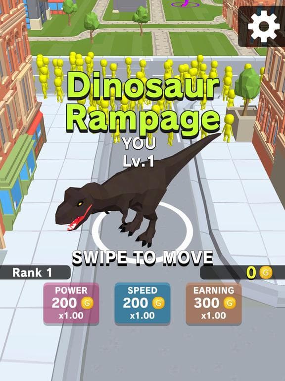 Dinosaur Rampage screenshot 2