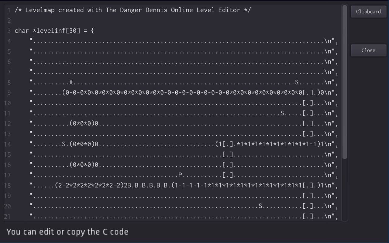 Danger Dennis Level Editor screenshot 4