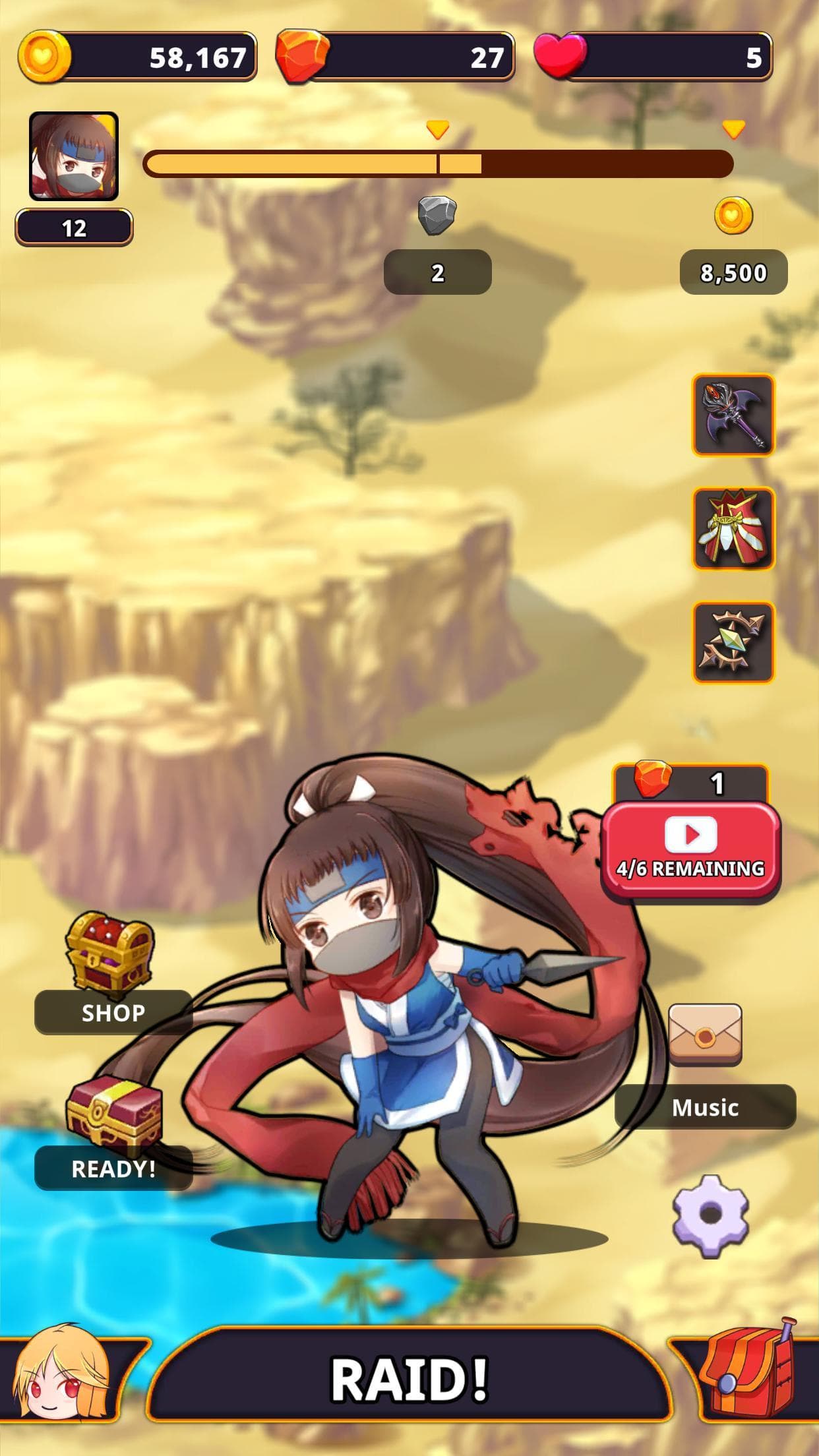 Galaxy Raiders (Mobile) screenshot 2
