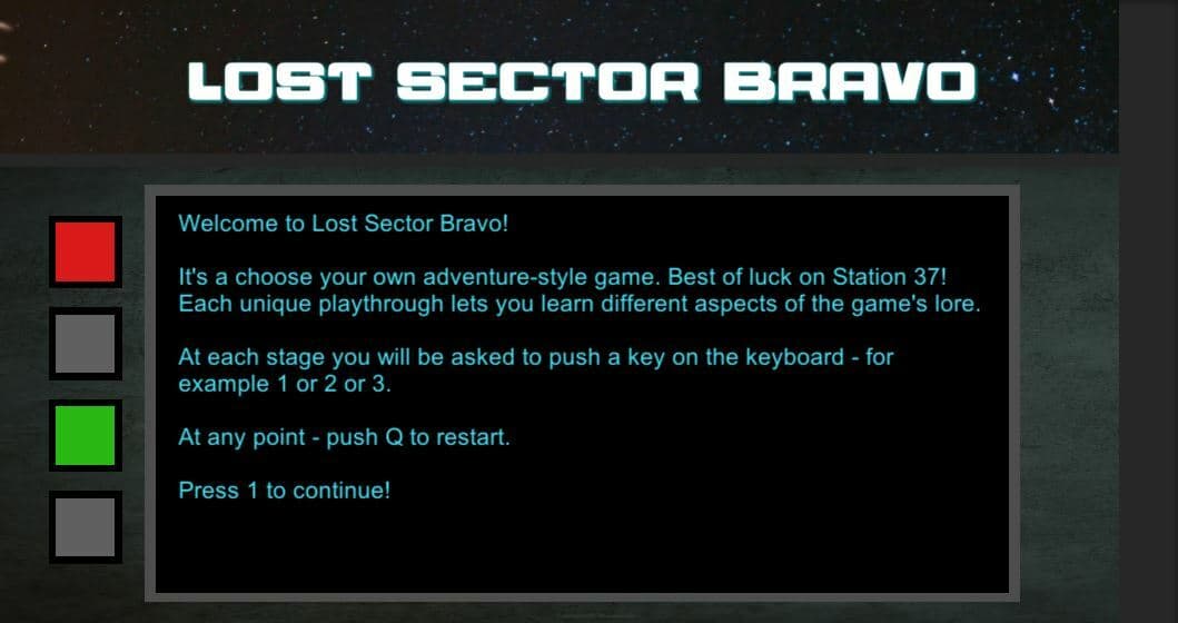 Lost Sector Bravo