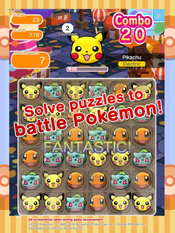 Pokémon Shuffle Mobile screenshot 3