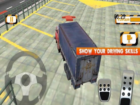 Transport Truck In City
