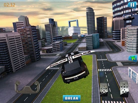 Flying police car chase simulator screenshot 3