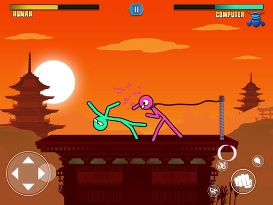 Slap Stick Fight: Stickman War screenshot 2