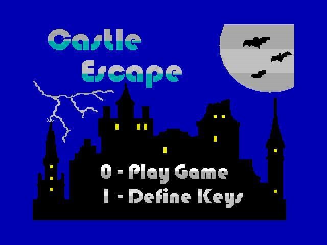 Castle Escape (ZX Spectrum 128 & +2) screenshot 2