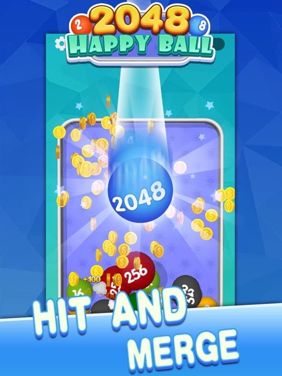 Happy Ball 2048 screenshot 2