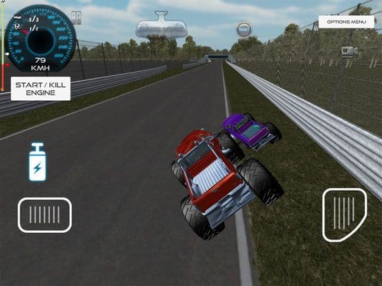 3d Monster Truck Race 2017 screenshot 4