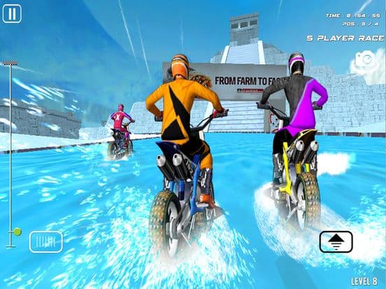 Surfing Dirt Bike Racing screenshot 5