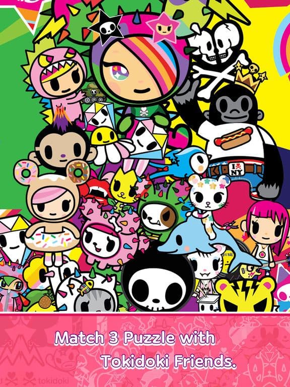 tokidoki frenzies (Match 3) screenshot 2