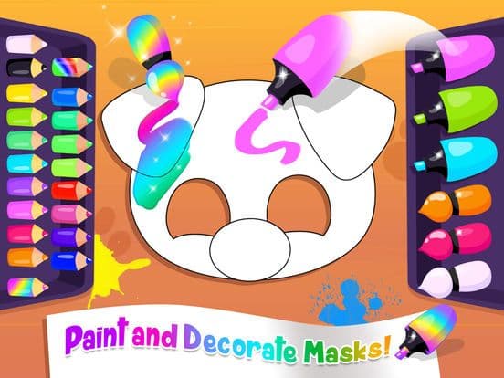 Cute & Tiny DIY Mask Party screenshot 3