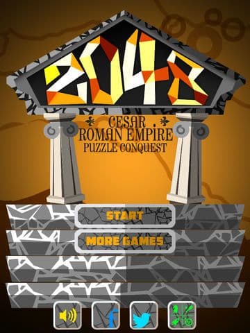 2048 Cesar Roman Empire Puzzle Conquest - Free screenshot 2