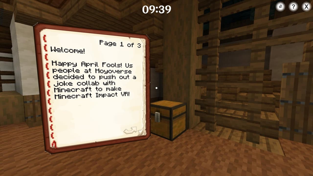 MINECRAFT IMPACT VR (JOKE) screenshot 3