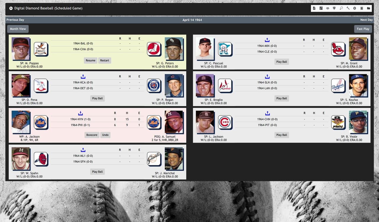 Digital Diamond Baseball V12 screenshot 3