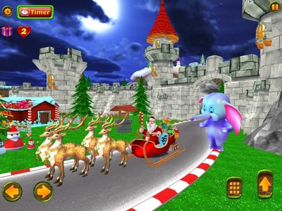 Santa Christmas Infinite Track screenshot 2