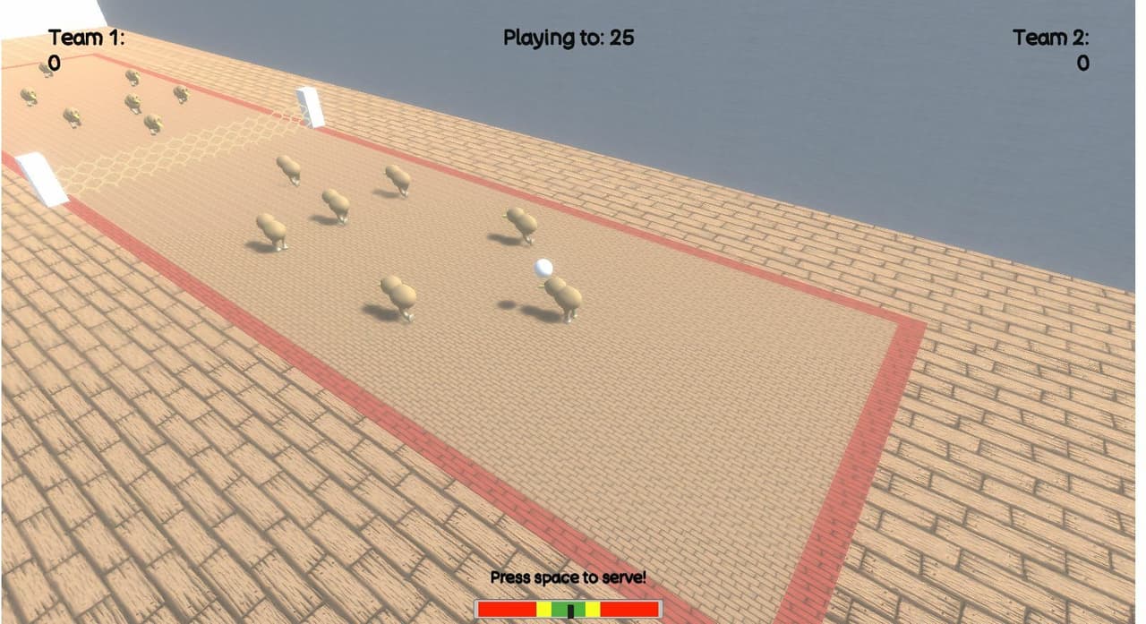 Kiwi and Friends Volleyball screenshot 2
