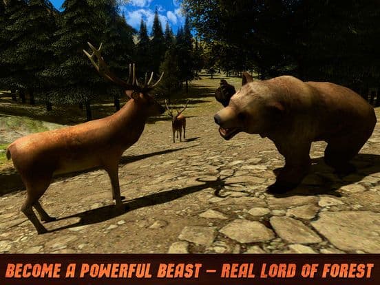 Animal Survival: Wild Bear Simulator 3D screenshot 2