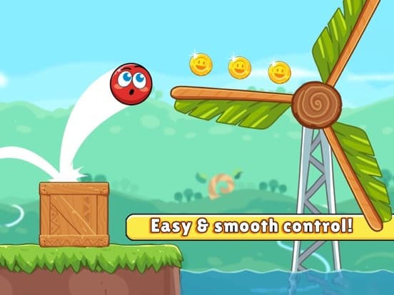 Red Bounce Ball Heroes screenshot 3