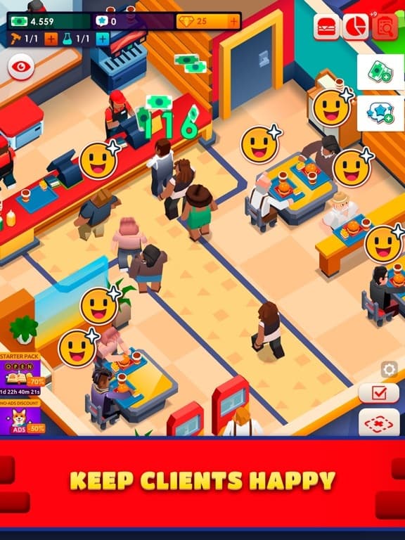 Idle Burger Empire Tycoon—Game screenshot 5