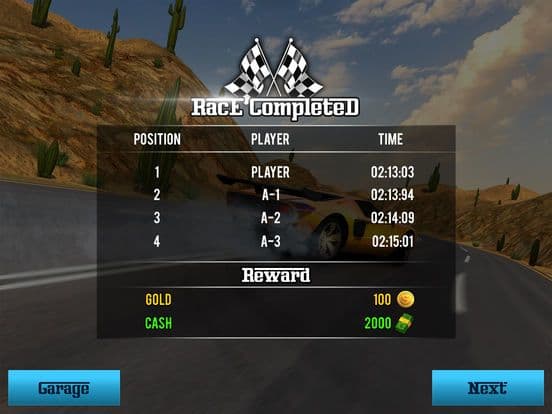 Fast Racing Car Simulator 3D - Winter Race 2017