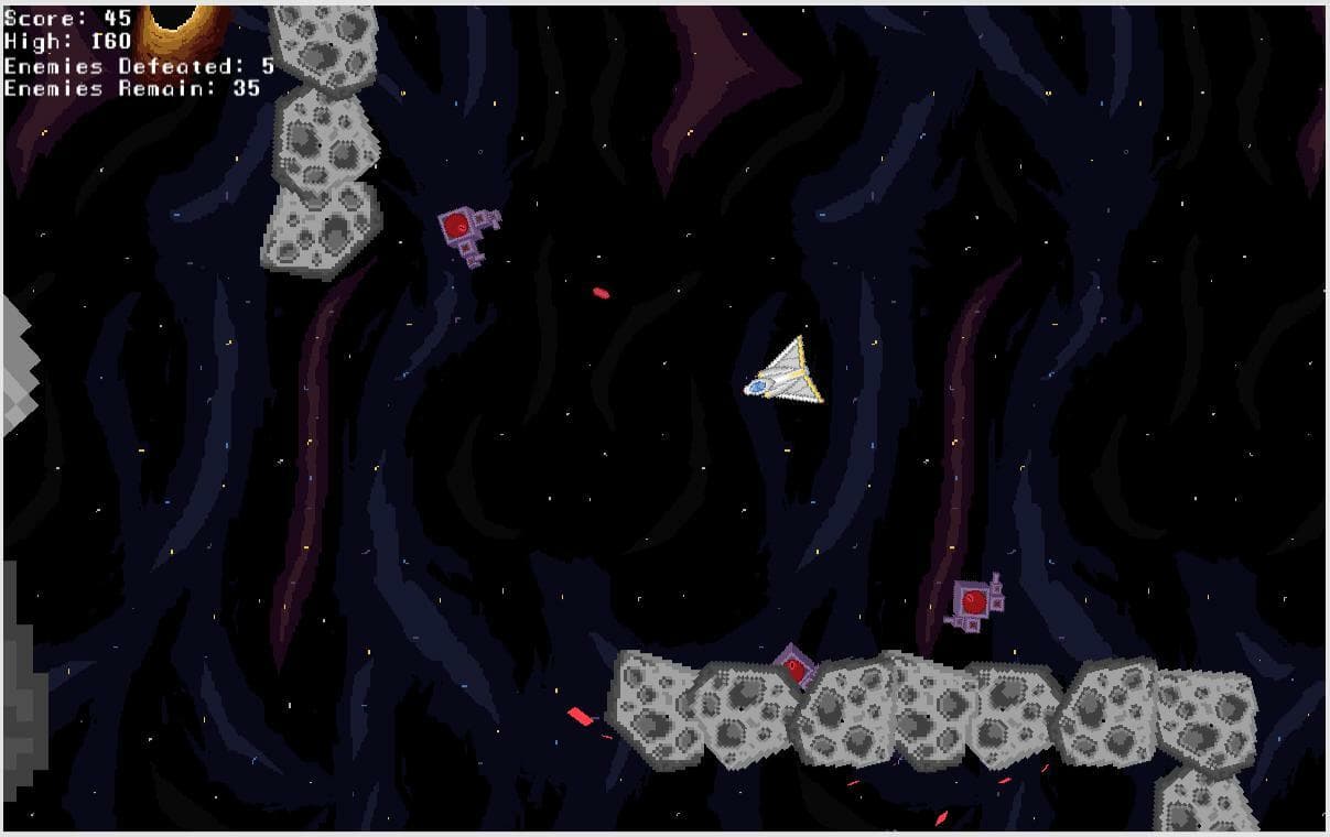 Space Shooter (itch) (omkarbhale) screenshot 2