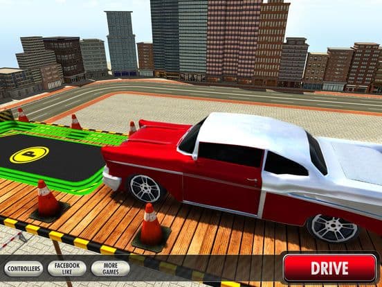 Classic Car Stunt Parking - Driving Simulator 2017 screenshot 2