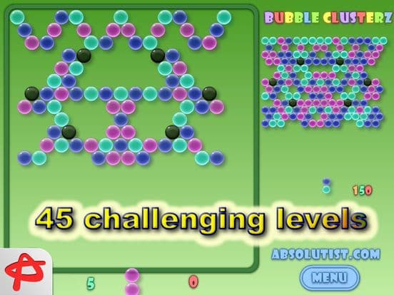 Bubble Clusterz Puzzle HD screenshot 2
