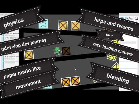 PaperMario-like coded animation and Physics warehouse example game