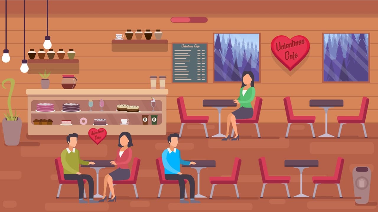 Valentines Cafe screenshot 2