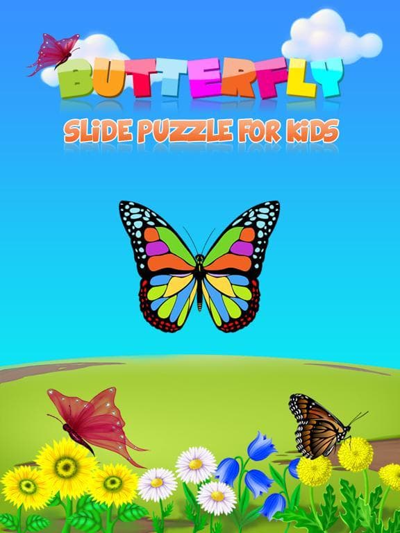 Butterfly Slide Puzzle For Kids screenshot 2