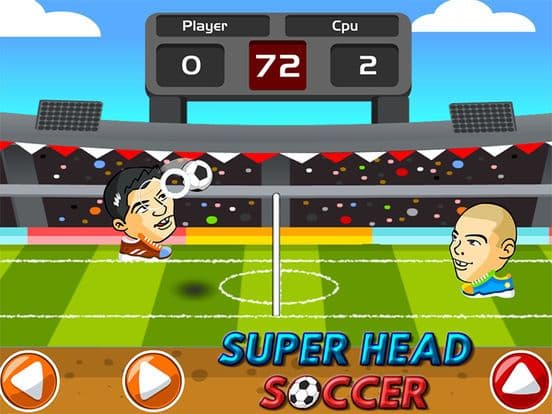Super Head Soccer Game screenshot 2