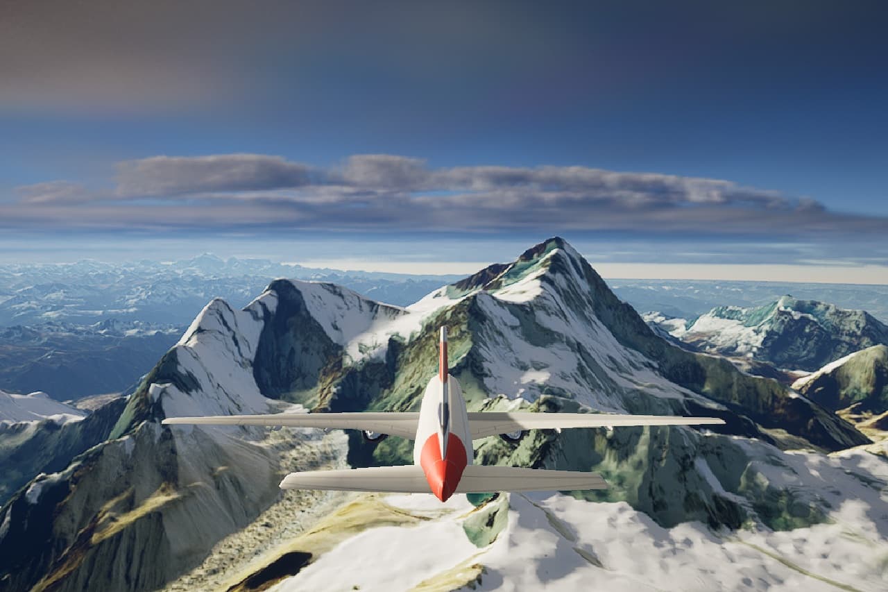 Flight Simulator (polygonvariable) screenshot 3