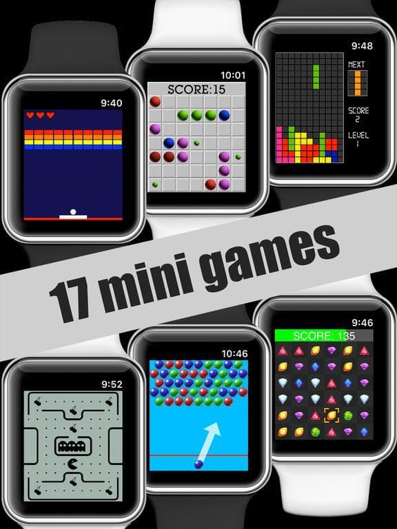 17 Mini Games For Watch & Phone screenshot 2