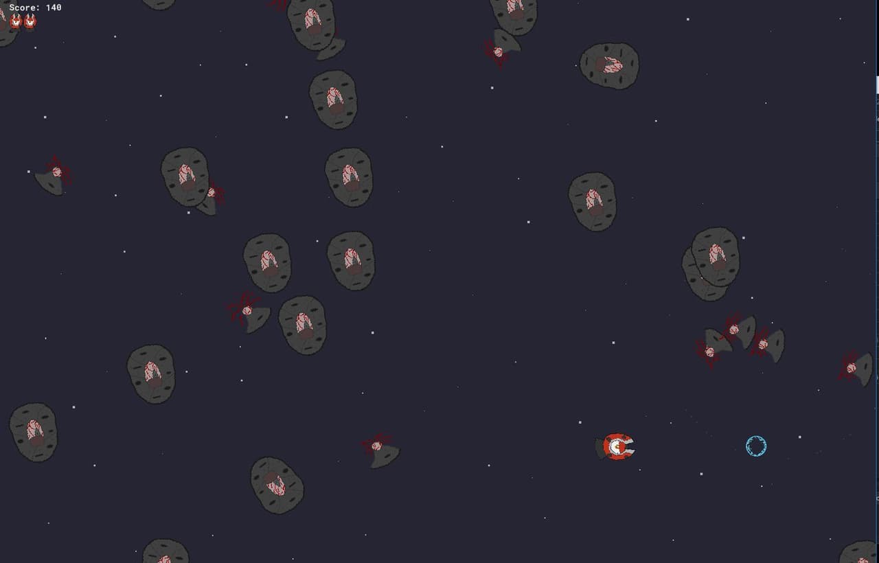 Space Rocks (itch) (Ok this is epic) screenshot 2