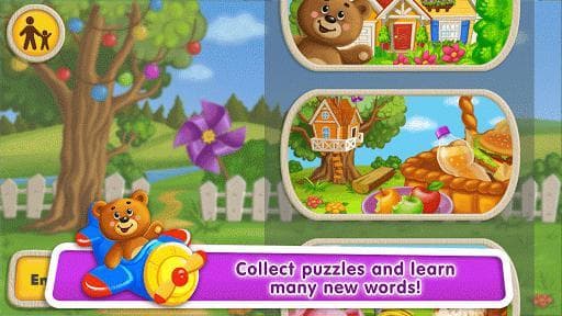 Puzzles for Toddlers with Learning Words for Kids