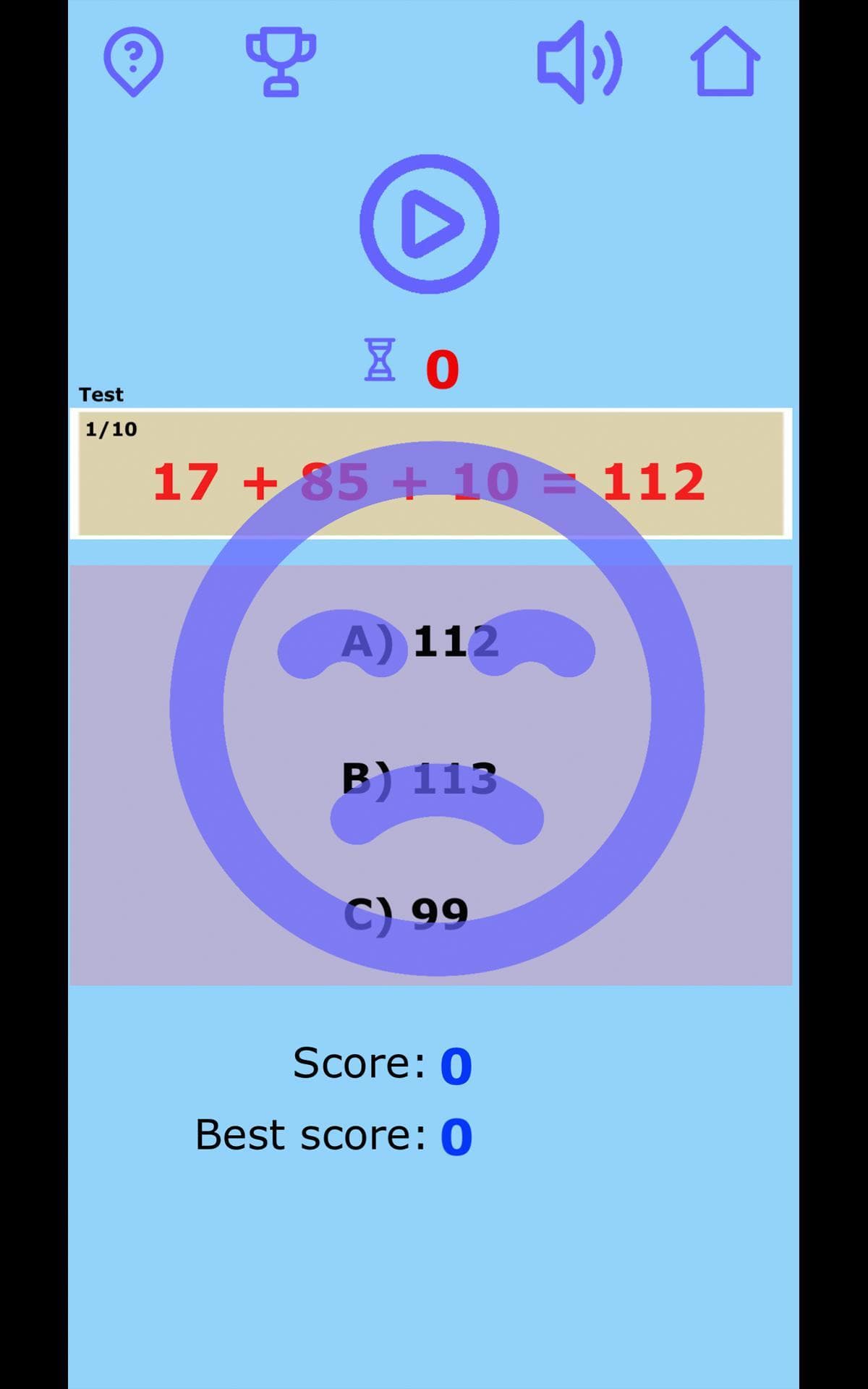 MathTest22 screenshot 2