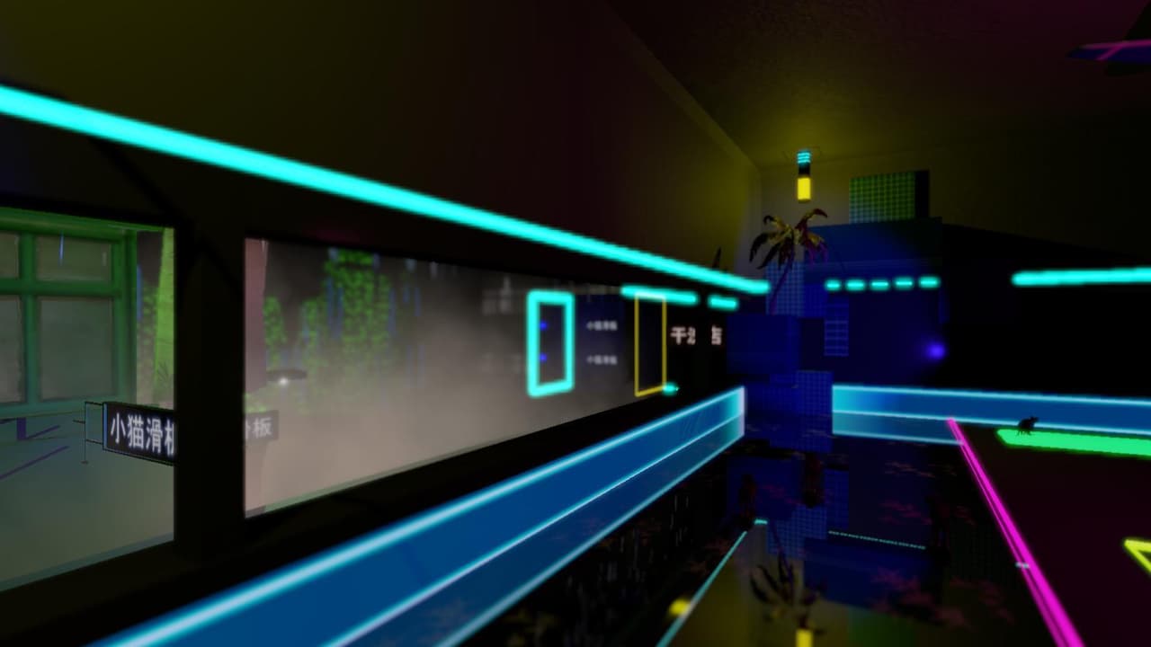 Neon City Cyber Cat Lounge screenshot 3