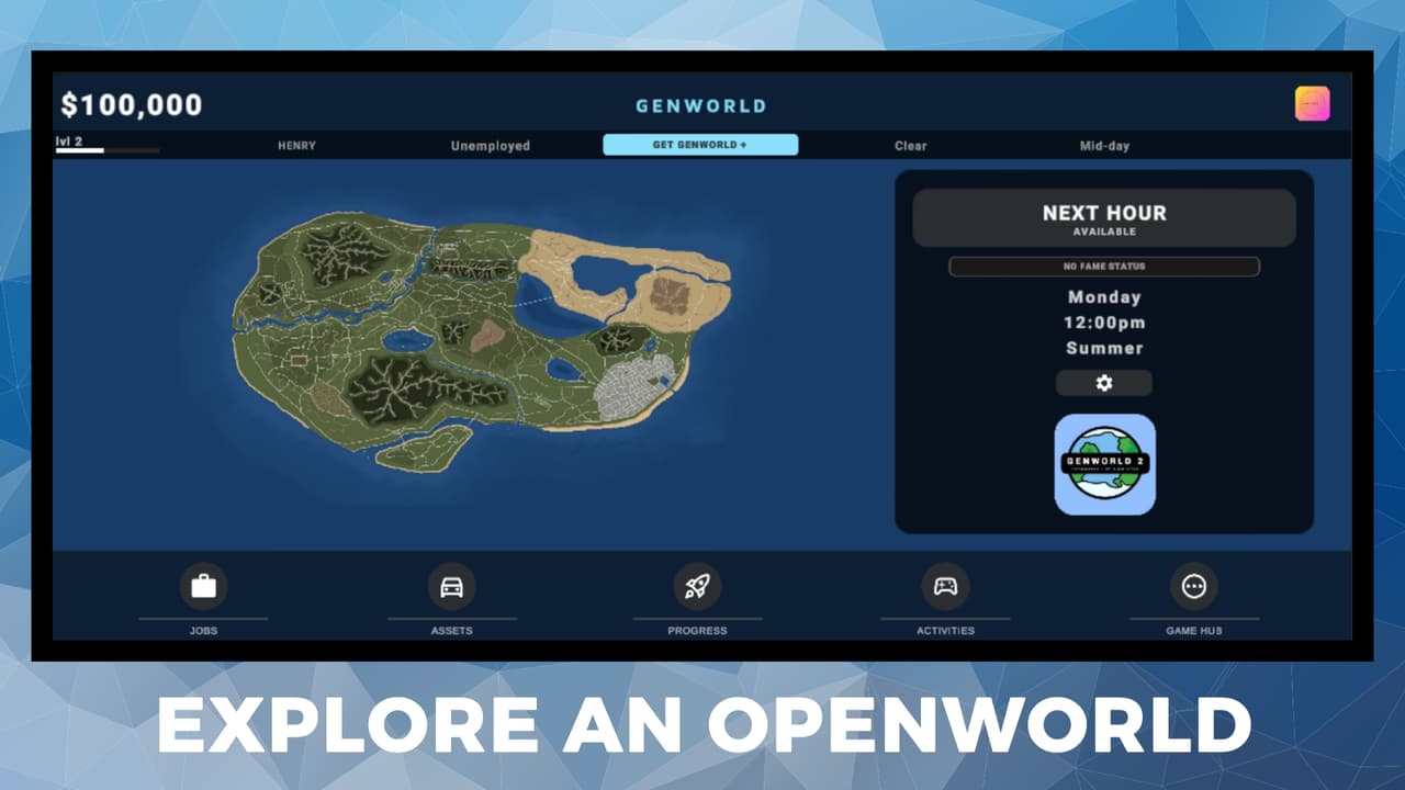 GENWORLD - OPENWORLD LIFE SIM screenshot 5