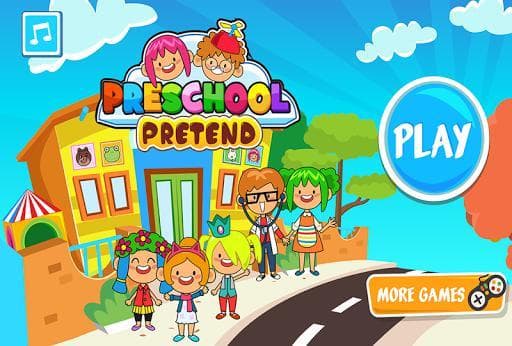 Pretend Preschool - Kids School Learning Games screenshot 2