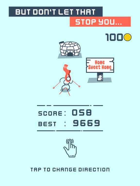 Yeti Ski: winter sport 4 watch screenshot 4